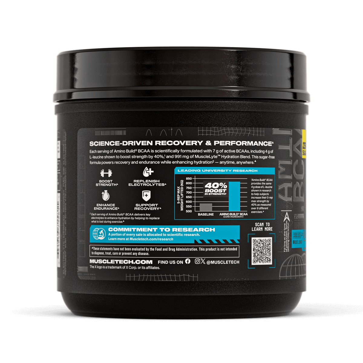 MuscleTech® Amino Build® BCAA | Recovery & Hydration Support