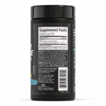 Supplement Facts panel for MuscleTech Clear Muscle showing 1 liquid softgel serving size. Each serving provides 1g BetaTOR® (beta-hydroxy-beta-methylbutyrate, HMB) and 250mg beta vulgaris root extract. Label also includes directions, warnings, and ingredient list. Formula is designed to support strength, muscle recovery, and performance.
